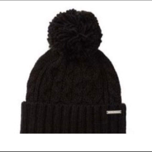 michael kors pom pom beanie